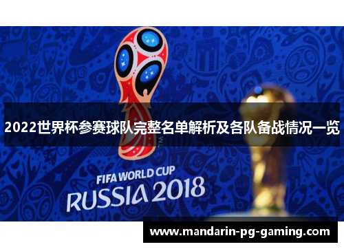 2022世界杯参赛球队完整名单解析及各队备战情况一览