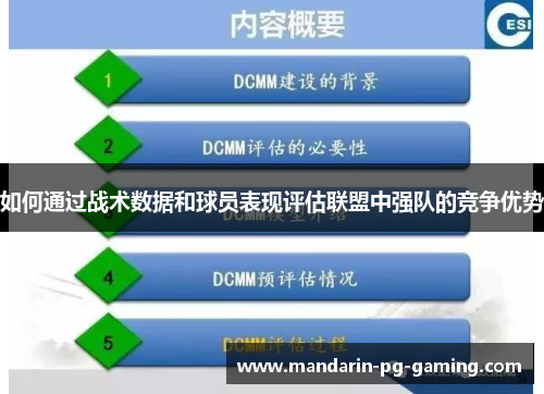 如何通过战术数据和球员表现评估联盟中强队的竞争优势